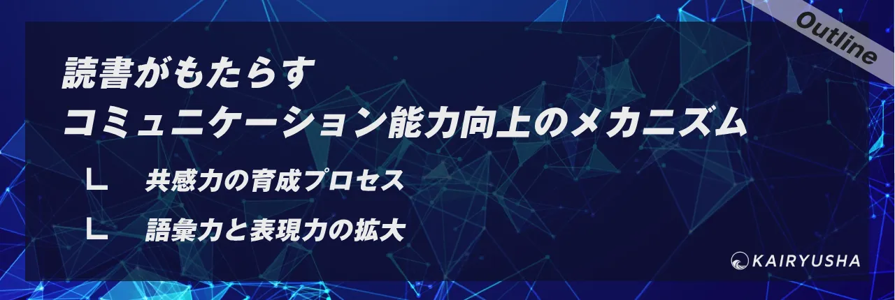 読書がもたらすコミュニケーション能力向上のメカニズム