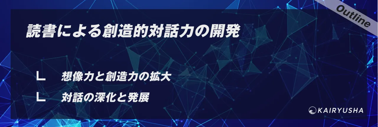 読書による創造的対話力の開発