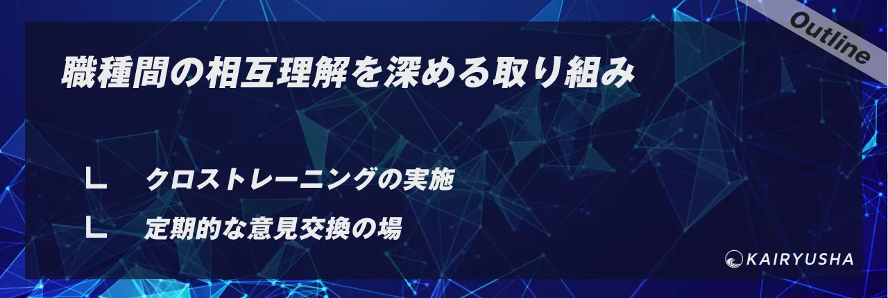 職種間の相互理解を深める取り組み