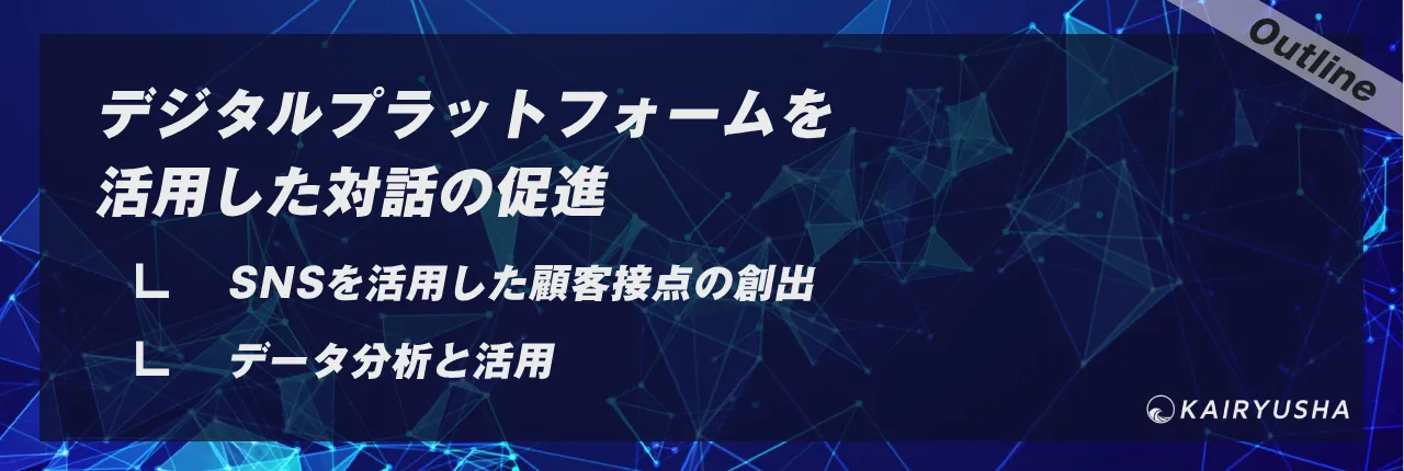 デジタルプラットフォームを活用した対話の促進