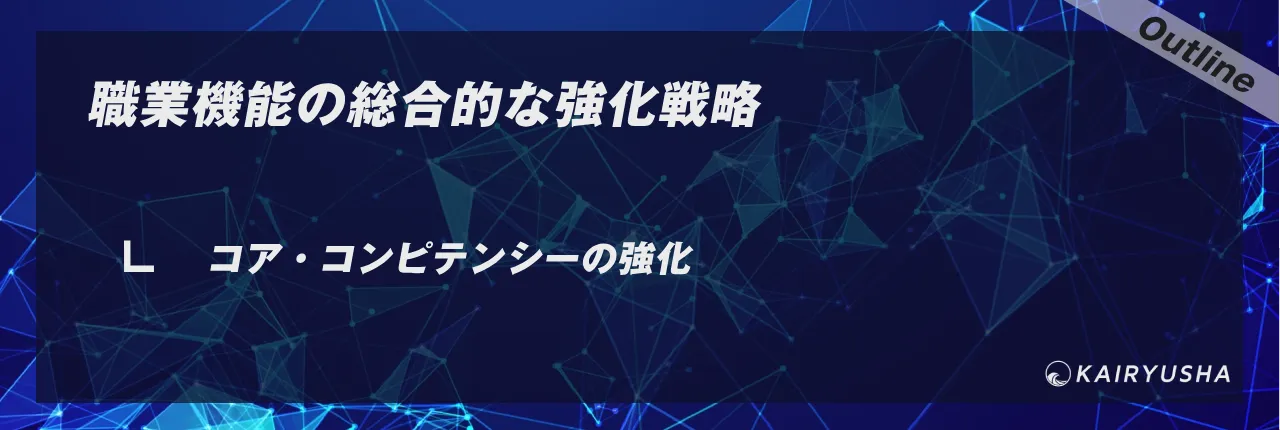 職業機能の総合的な強化戦略