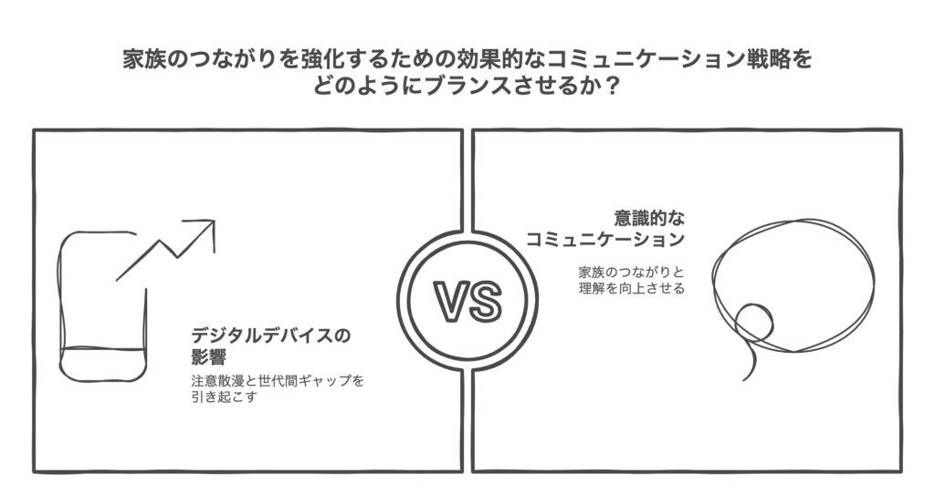 デジタル時代における家族コミュニケーション不足の実態