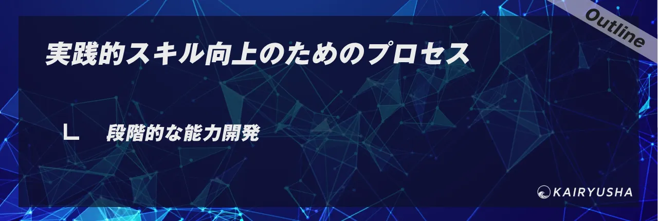 実践的スキル向上のためのプロセス